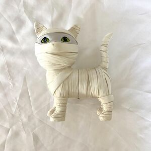 HomeGoods Marshalls TJ Maxx Rare Halloween Mummy Cat Display Figurine
